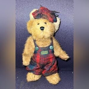 Boyds Bears Edmund T. Bear Plaid Hunter Bearwear & Hat - Excellent Condition